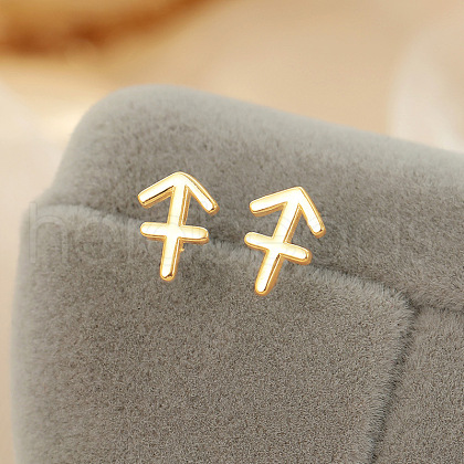S925 Sterling Silver Stud Earrings WG164A3-20-1