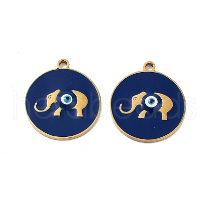 Ion Plating(IP) 316 Surgical Stainless Steel Pendants STAS-U014-58C-01-1