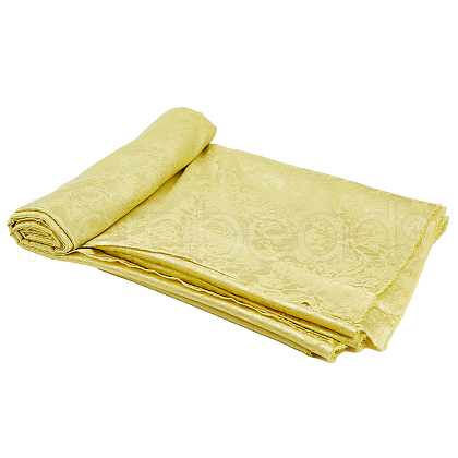 Polyester Flower Pattern Fabric DIY-WH0021-39A-1