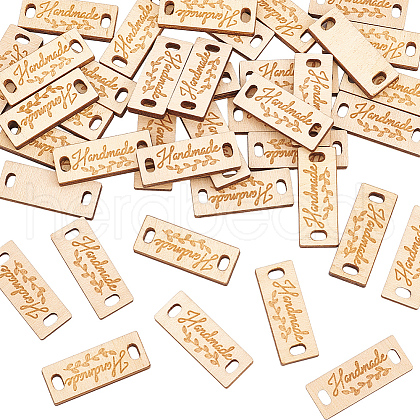 BENECREAT 40Pcs Wood Knitting DIY-BC0013-78-1