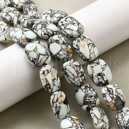 Synthetic Turquoise Beads Strands G-F791-F01-02-1