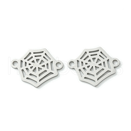 Non-Tarnish 201 Stainless Steel Connector Charms STAS-U003-02P-1