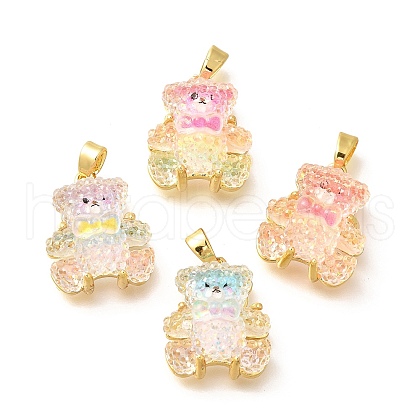 Brass Pendents KK-R212-18G-1