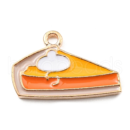 Thanksgiving Day Alloy Enamel Pendants ENAM-D060-02A-KCG-1