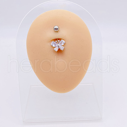 316L Surgical Stainless Steel Belly Rings WGDD0AB-23-1
