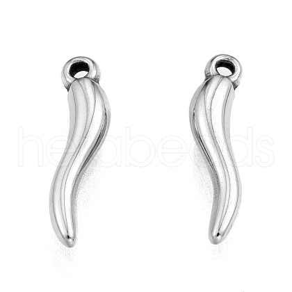 Non-Tarnish 201 Stainless Steel Charms STAS-N099-05A-1