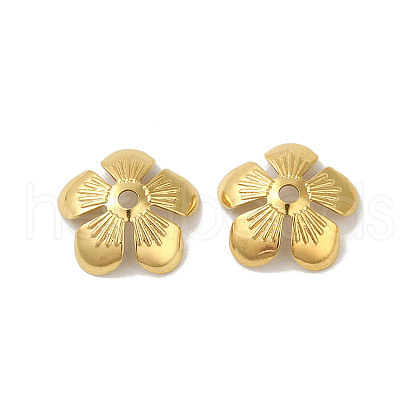304 Stainless Steel Bead Caps STAS-P363-04A-G-1