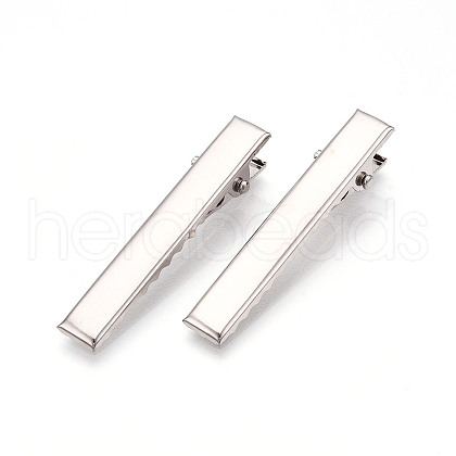 Iron Flat Alligator Hair Clip Findings IFIN-S286-46mm-1