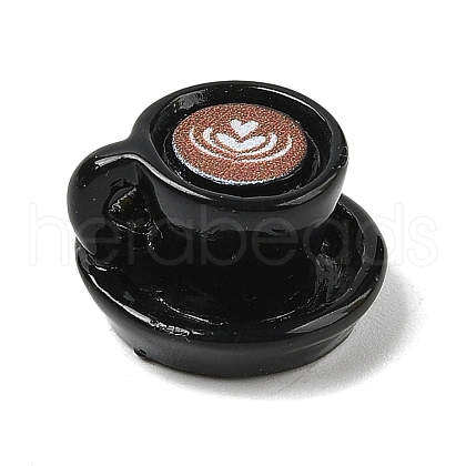 Resin Coffee Miniature Ornaments DOLL-P002-A02-1