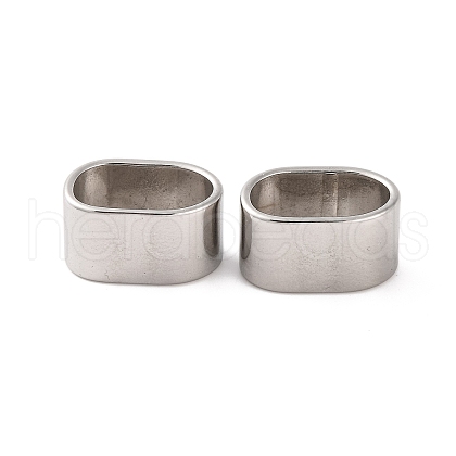 Non-Tarnish 304 Stainless Steel Slide Charms STAS-S133-01P-03-1