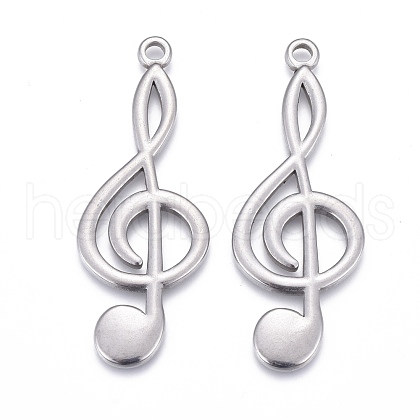 Non-Tarnish 304 Stainless Steel Pendants STAS-F249-40P-1
