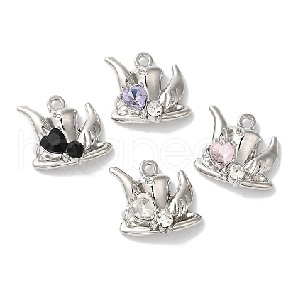 Heart Rack Plating Alloy Pendants FIND-I039-28P-1