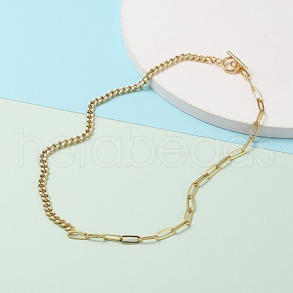 Chain Necklaces NJEW-JN03229-03-1