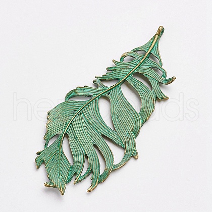 Tibetan Style Alloy Pendants PALLOY-F187-47ABG-1