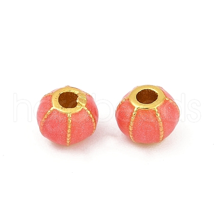 Brass Enamel Beads KK-Q081-04B-MG-1