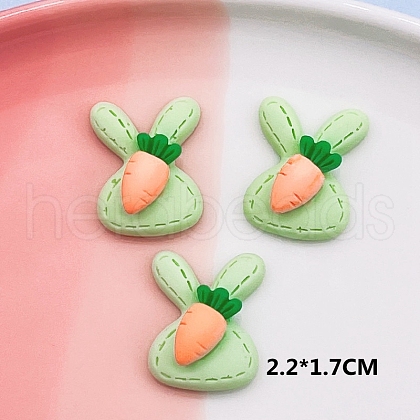 Opaque Resin Cabochons OHAR-PW0001-490C-1