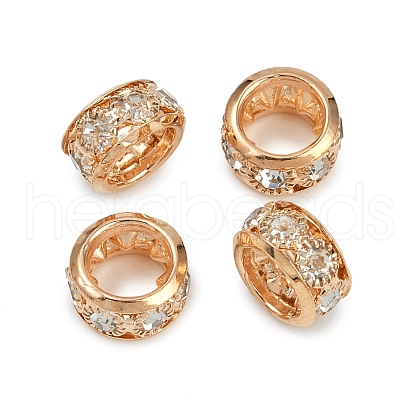 Brass Rhinestone Beads KK-U071-02B-01KCG-1