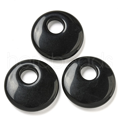 Natural Obsidian Pendants G-P547-01D-1