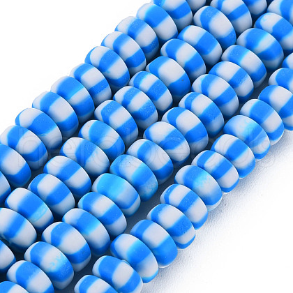 Handmade Polymer Clay Beads Strands CLAY-N008-042G-1