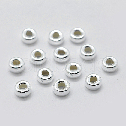 925 Sterling Silver Spacer Beads STER-K171-39S-01-1