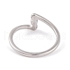 304 Stainless Steel Finger Ring foe Women RJEW-C086-17-P-3