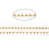 Plated Seed Beads Cords OCOR-R039-J03-4