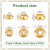   12Pcs 3 Styles 925 Sterling Silver Beads STER-PH0002-08-2