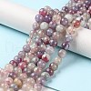 Natural Cherry Blossom Tourmaline Beads Strands G-Q1001-A04-01-4