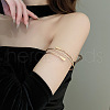 Alloy Upper Arm Open Cuff Bangles WG9CF3D-13-1