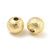 Brass Textured Beads KK-P258-05B-G-2