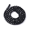 Natural Black Tourmaline Beads Strands G-L537-013B-3