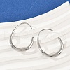 304 Stainless Steel Teardrop Dangle Earrings EJEW-S272-05P-3