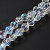 Transparent Glass Beads Strands GLAA-F114-02B-10-2