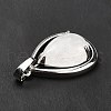 Natural Quartz Crystal Pendants G-B033-04P-20-5