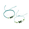 Adjustable Nylon Braided Bead Bracelets BJEW-TA00488-1