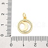 Brass Micro Pave Cubic Zirconia Pendants KK-D325-60G-03-3