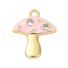 Brass Micro Pave Cubic Zirconia Pendants KK-F895-07G-2