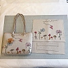 DIY Large Capacity Plant Printed Tote Bags Set PW-WGA1350-01-2