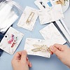 Marble Pattern Jewelry Display Paper Cards CDIS-PH0001-24-6