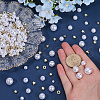 SUNNYCLUE DIY Heart & Star & Imitation Pearl Plastic Stretch Bracelet Making Kit DIY-SC0025-70-3