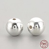 925 Sterling Silver Beads STER-S002-15-6mm-2