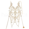 Alloy Crystal Rhinestone Teardrop Multi Layer Body Chains for Night Club FS-WGD641A-01-3