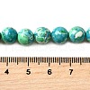 Dyed Natural Magnesite Beads Strands G-L617-D01-8mm-6