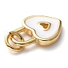 Brass Enamel Pendants KK-M218-11C-RS-2