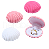 1Pc Shell Shaped Velvet Jewelry Storage Boxes VBOX-YW0001-05A-3
