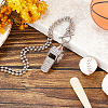 CREATCABIN 1pc Stainless Steel Whistle Pendant Necklaces NJEW-CN0001-08-4
