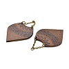 Poplar Wood Pendants FIND-Z049-10B-AB-2
