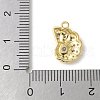 Brass Micro Pave Cubic Zirconia Pendants X-KK-P290-48G-3