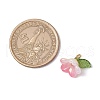 Acrylic Flower Charms PALLOY-TA00250-2