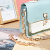 Unicraftale 2Pcs Alloy with Acrylic Oval Link Purse Strap Extenders FIND-UN0003-17-2